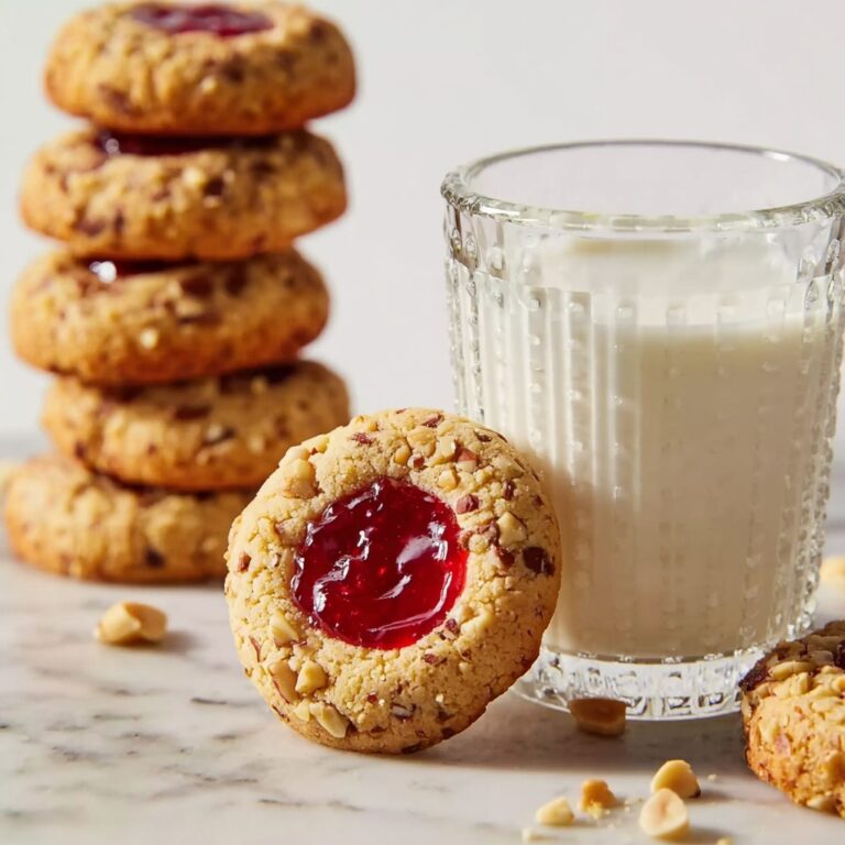 Raspberry Pistachio Thumbprint Cookies Recipe