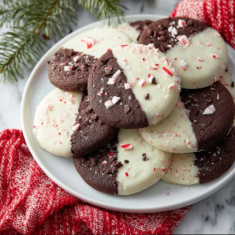Chocolate Peppermint Slice and Bake Cookies Recipe