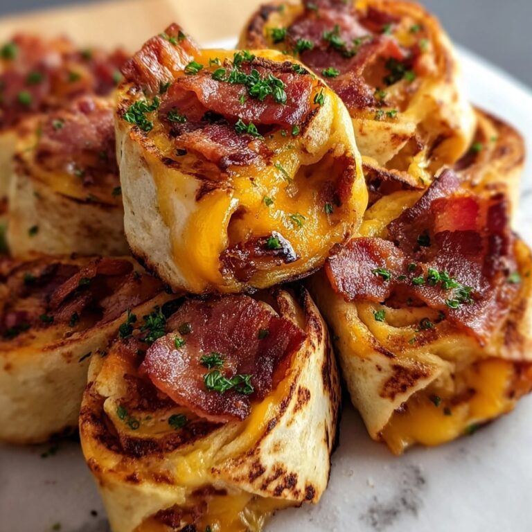 Garlic Butter Bacon Cheeseburger Roll-Ups Recipe