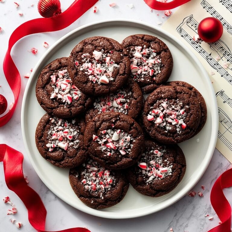 Double Chocolate Peppermint Cookies Recipe