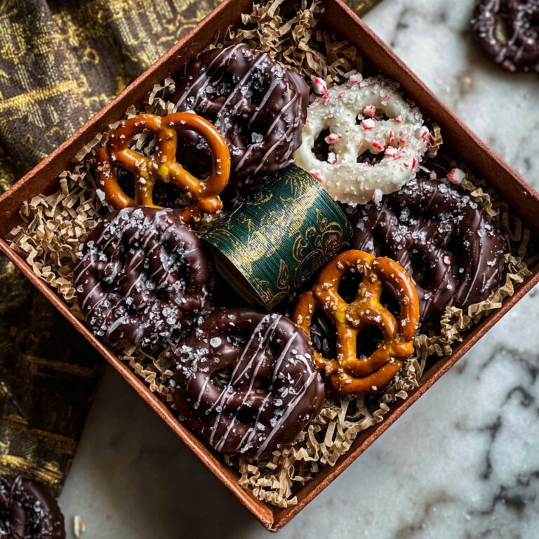 Salted Caramel Brûlée Chocolate Pretzels Recipe