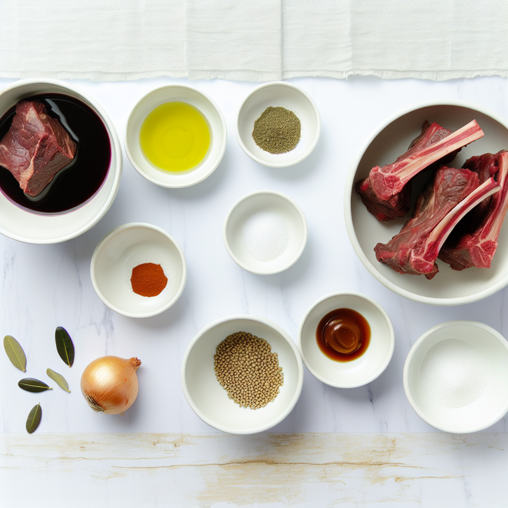 Braised Beef Short Ribs in Red Wine Sauce Recipe - Recipe Image