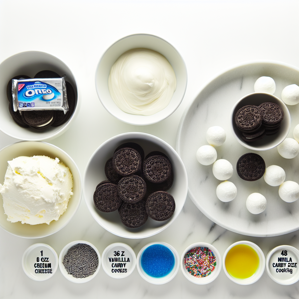 Melting Snowman Oreo Balls Recipe - Recipe Image