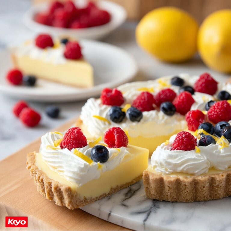 Zitronen Tarte au Citron – Zuckerfreie Franseische Zitronen Tarte Recipe