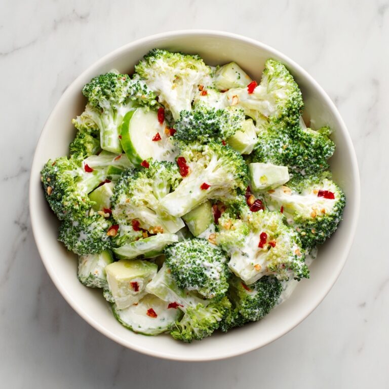 Cucumber Avocado Broccoli Salad Recipe