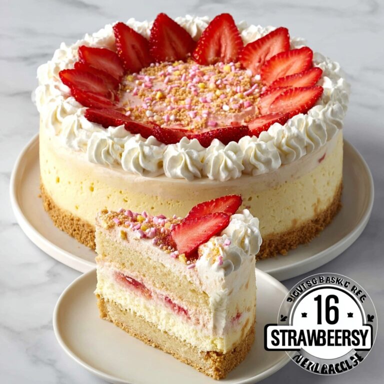 Strawberry Shortcake Cheesecake Recipe