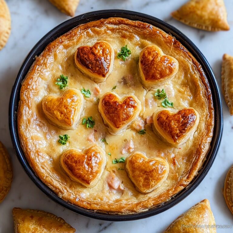 Ham and Cheese Puff Pastry Hearts Recipe