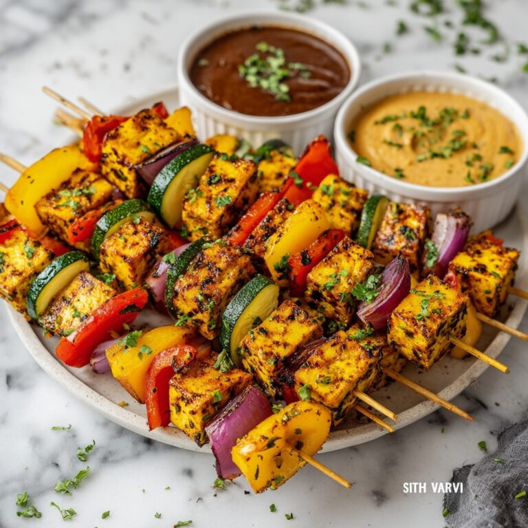 Baked Tofu Skewers (Oil-Free): Plant-Based High-Protein Snack Recipe