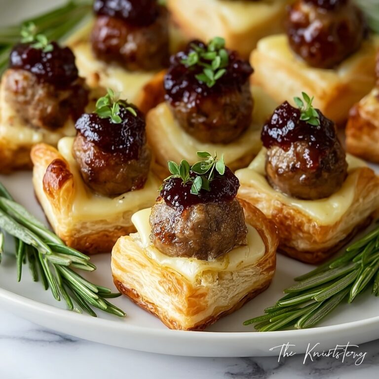 Beef Sausage Brie Bites – Easy Appetizer Recipe