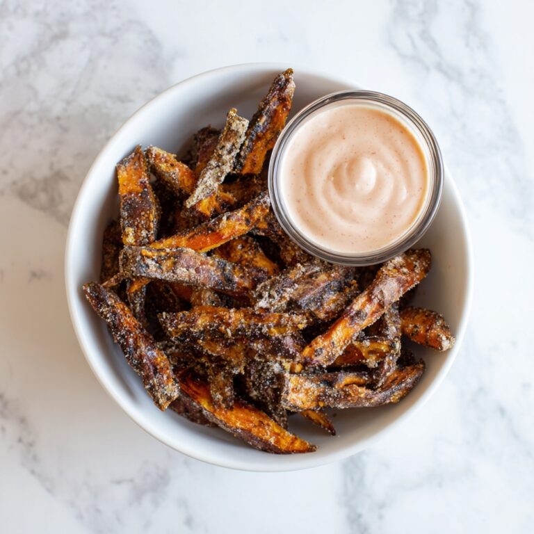 Garlic Parmesan Air Fryer Sweet Potato Wedges Recipe