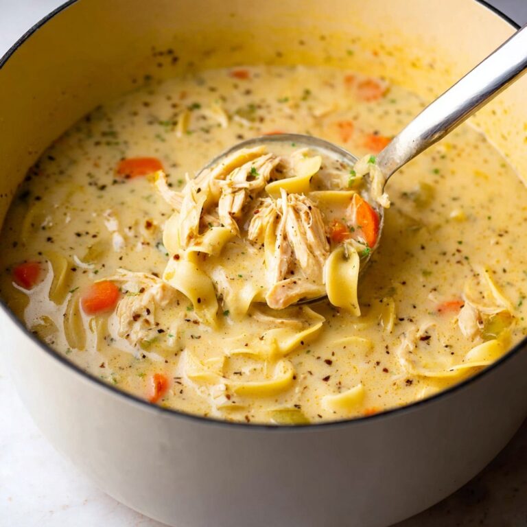 Creamy Chicken Noodle Soup Recipe