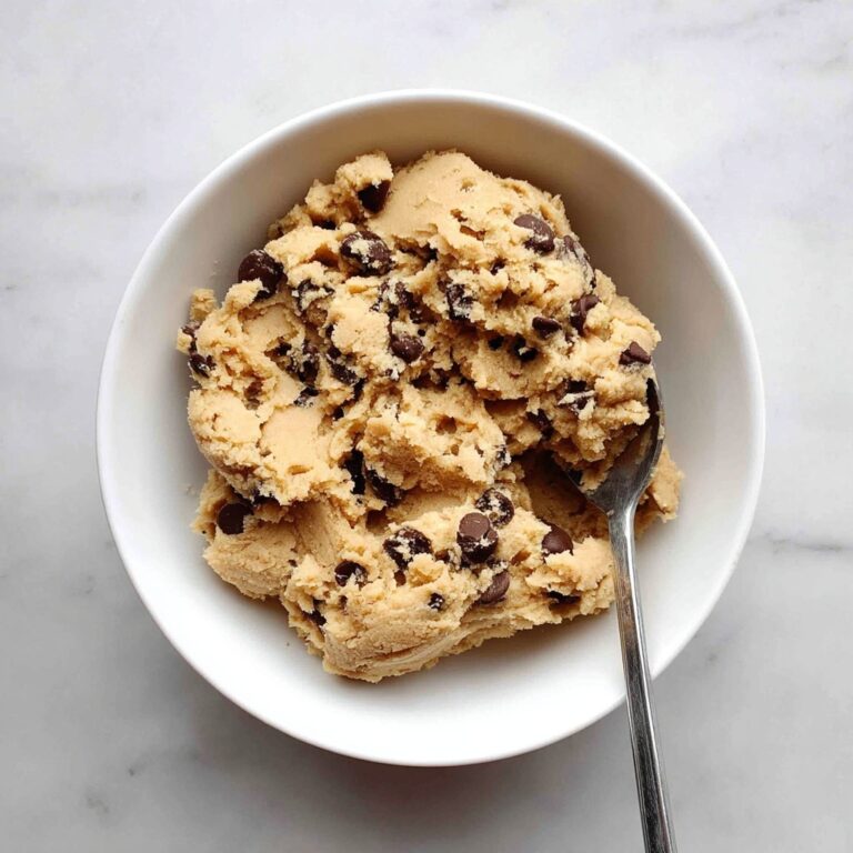 Edible Chocolate Chip Cookie Dough Recipe