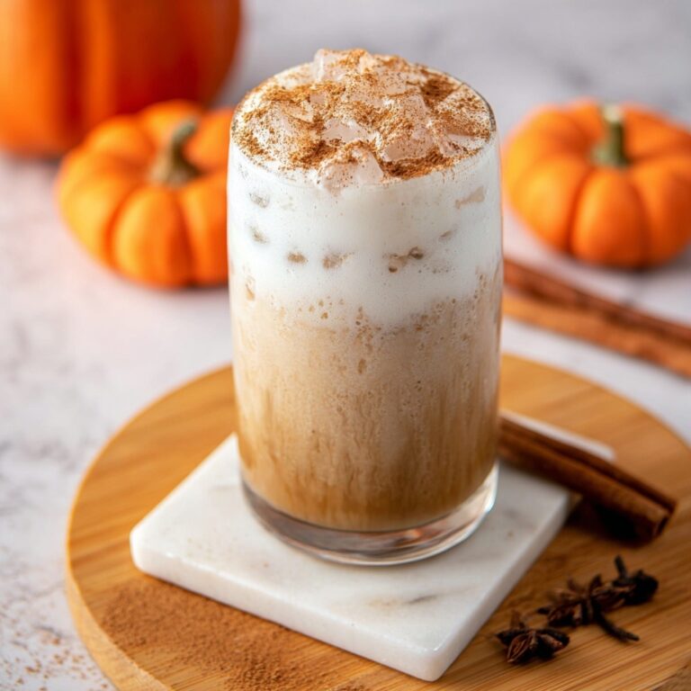 Iced Pumpkin Cream Chai Latte Recipe