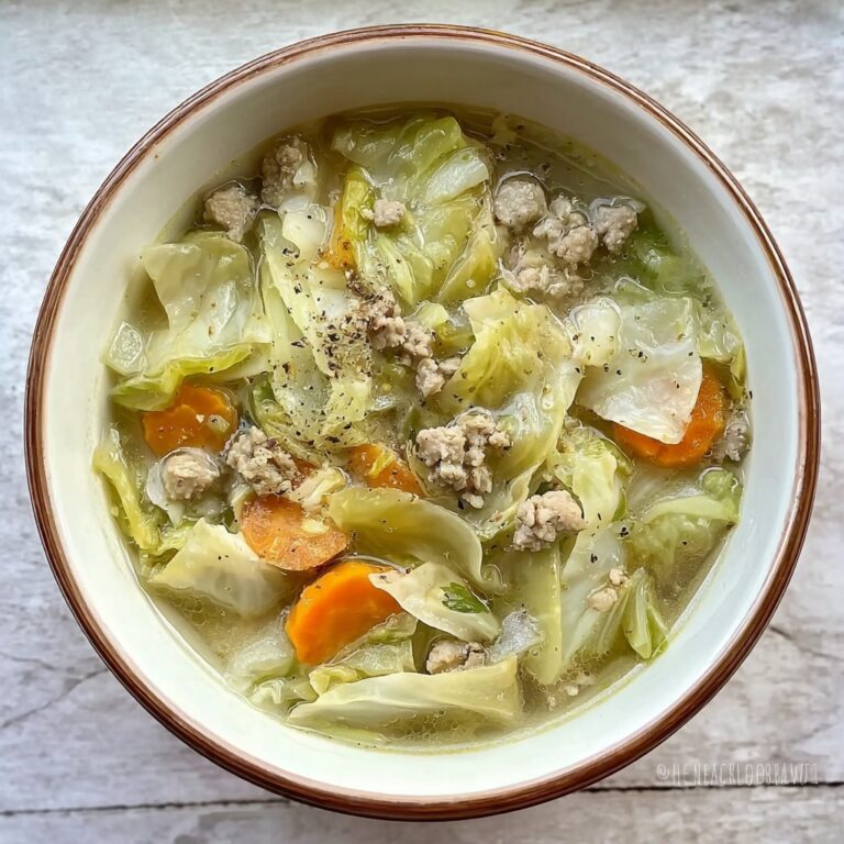Ground Turkey and Cabbage Soup Recipe