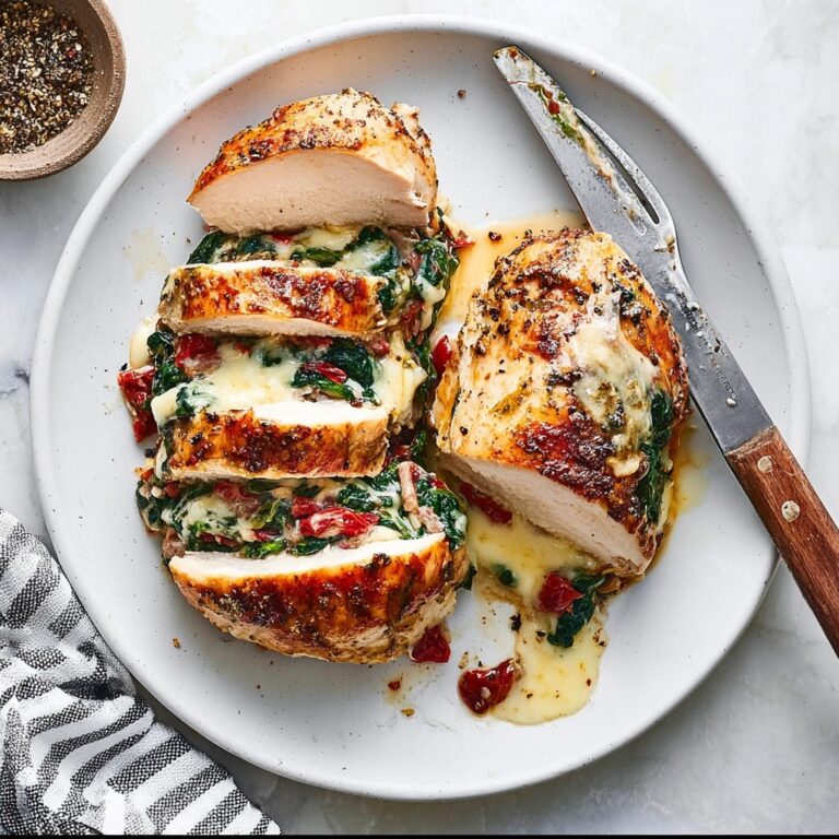 Christmas Cranberry Brie Stuffed Chicken Breasts Recipe