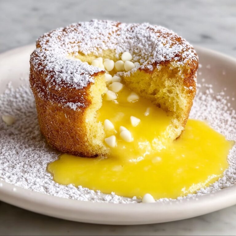 Lemon Lava Cake Dessert Recipe