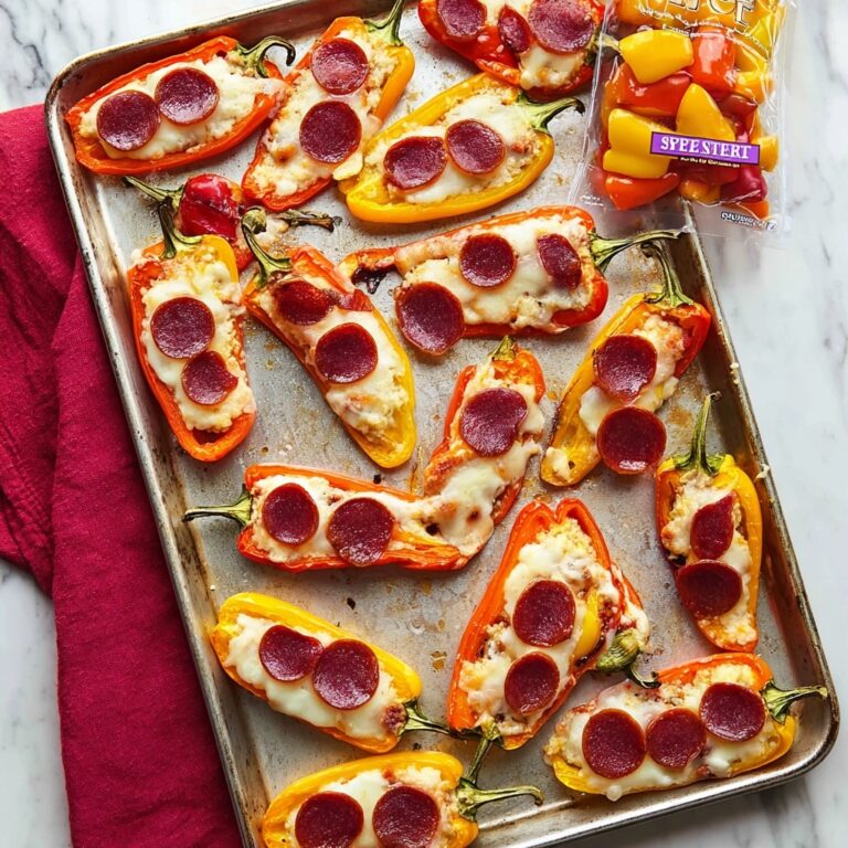 Mini Sweet Pepper Pizzas Recipe