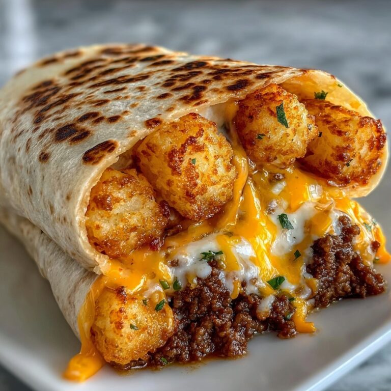 Loaded Cheesy Potato Burritos Recipe