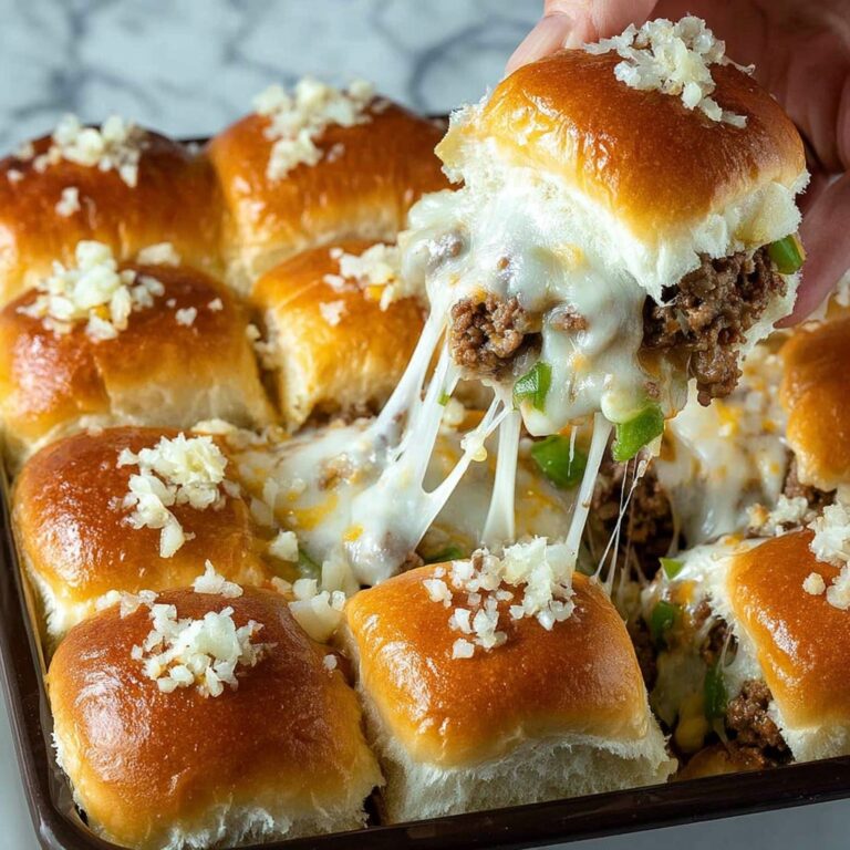 Philly Cheesesteak Sliders Recipe