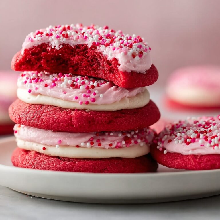 Red and Pink Food Coloring Cookies with Pink Frosting Recipe