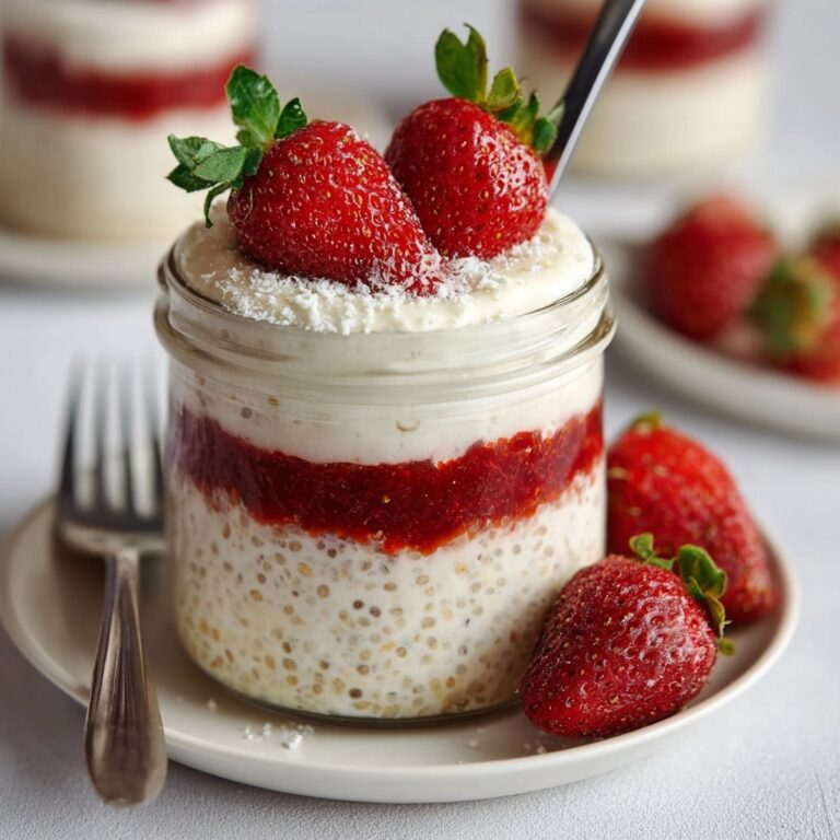 Strawberry Cheesecake Overnight Oats – Make-Ahead Treat Recipe