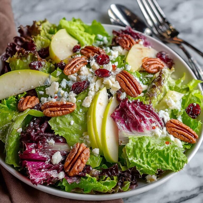 Winter Salad with Pears, Cranberries, Pecans, and Blue Cheese Recipe