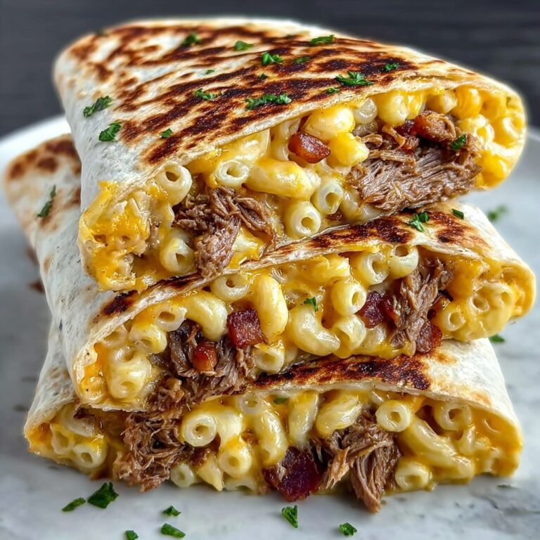 Pulled Pork Mac & Cheese Wraps Recipe