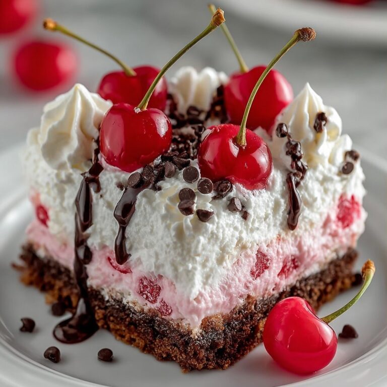 Cherry Chocolate Chip Poke Cake – Moist, Easy & Loaded with Cherry Flavor Recipe