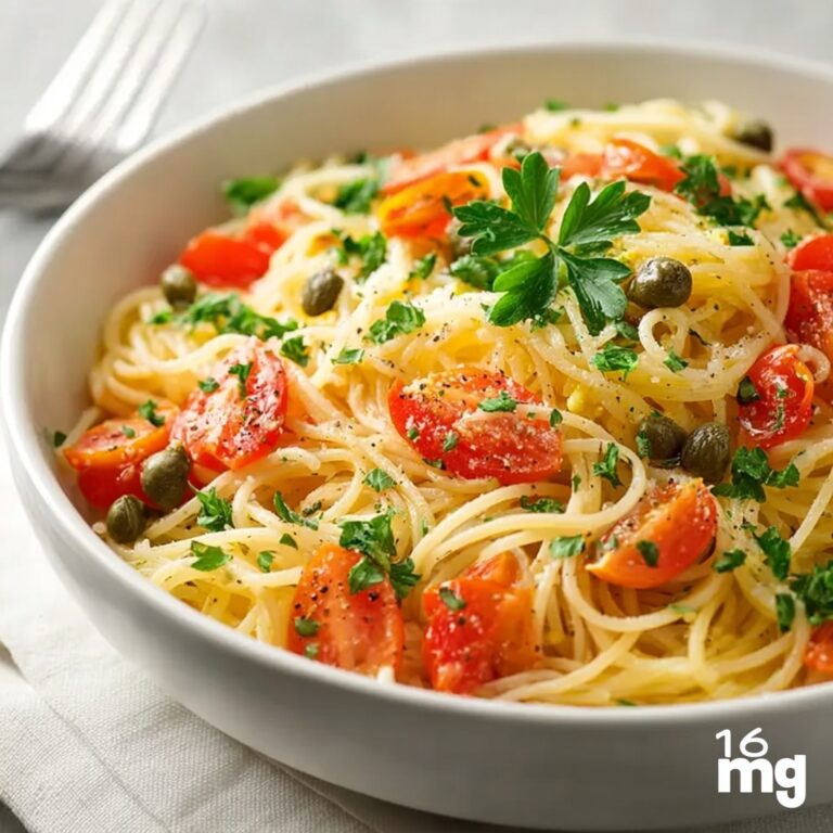 Lemon Capellini Salad – Light, Fresh, and Full of Flavor Recipe