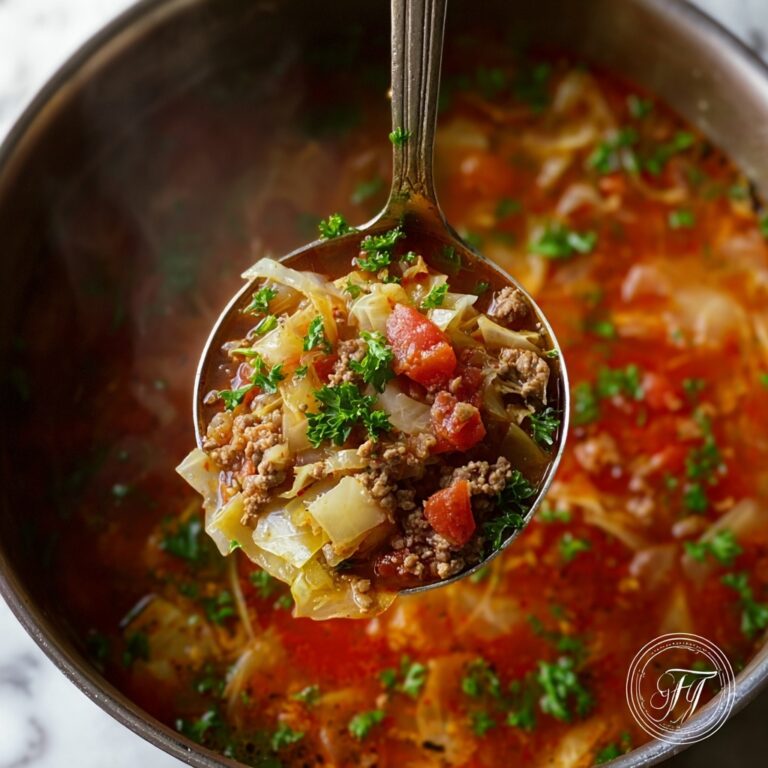 Keto Cabbage Soup Recipe — A Comforting Low-Carb Meal Recipe