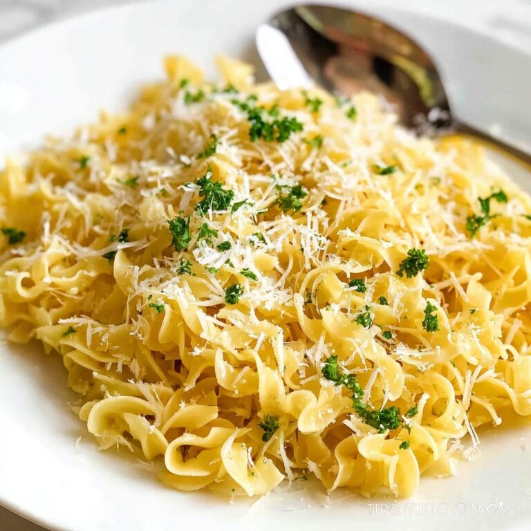 Butter Garlic Parmesan Noodles Recipe