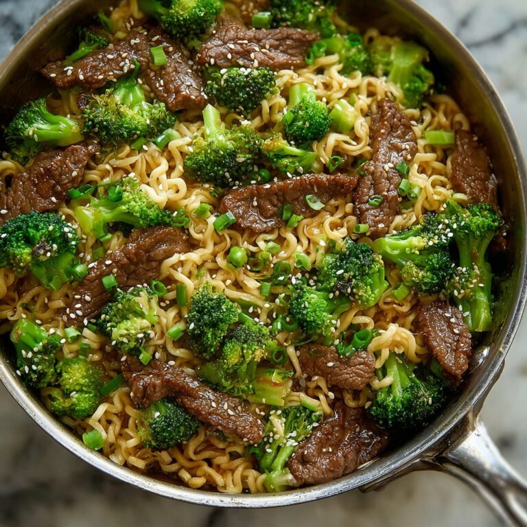 Beef and Broccoli Ramen Stir Fry Recipe