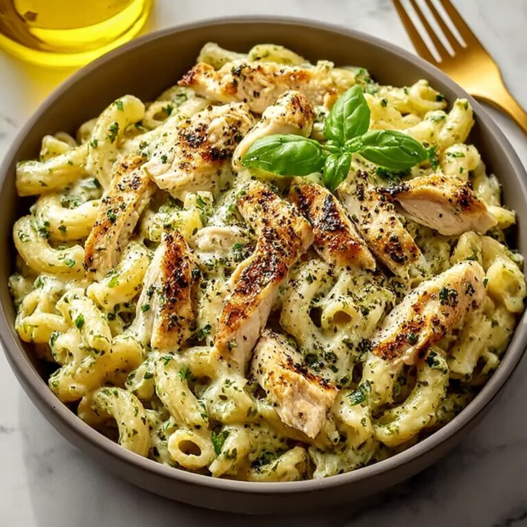 Creamy Pesto Chicken Pasta Recipe