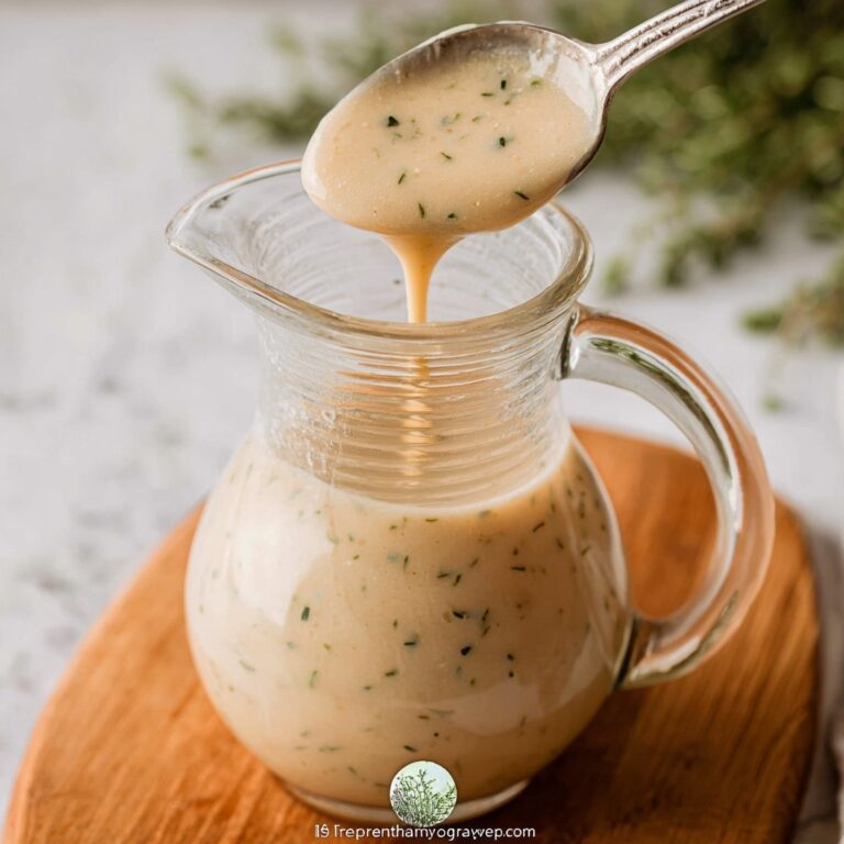 Creamy Homemade Chicken Gravy from Pan Drippings Recipe