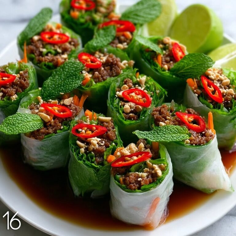 Thai Basil Beef Rolls Recipe
