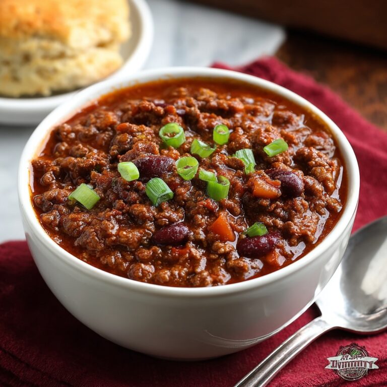 Hearty Beef Chili with Kidney Beans Recipe