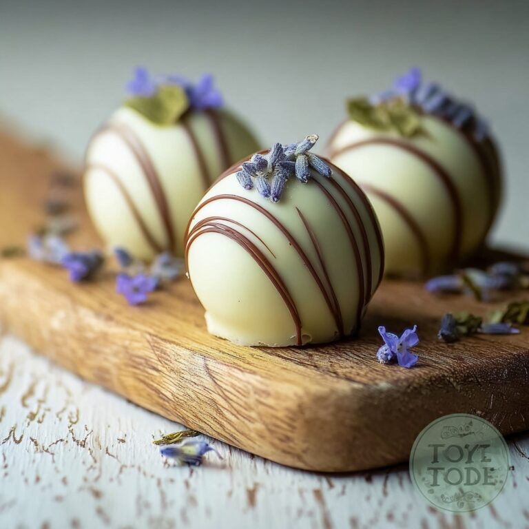 Lavender Honey White Chocolate Truffles Recipe