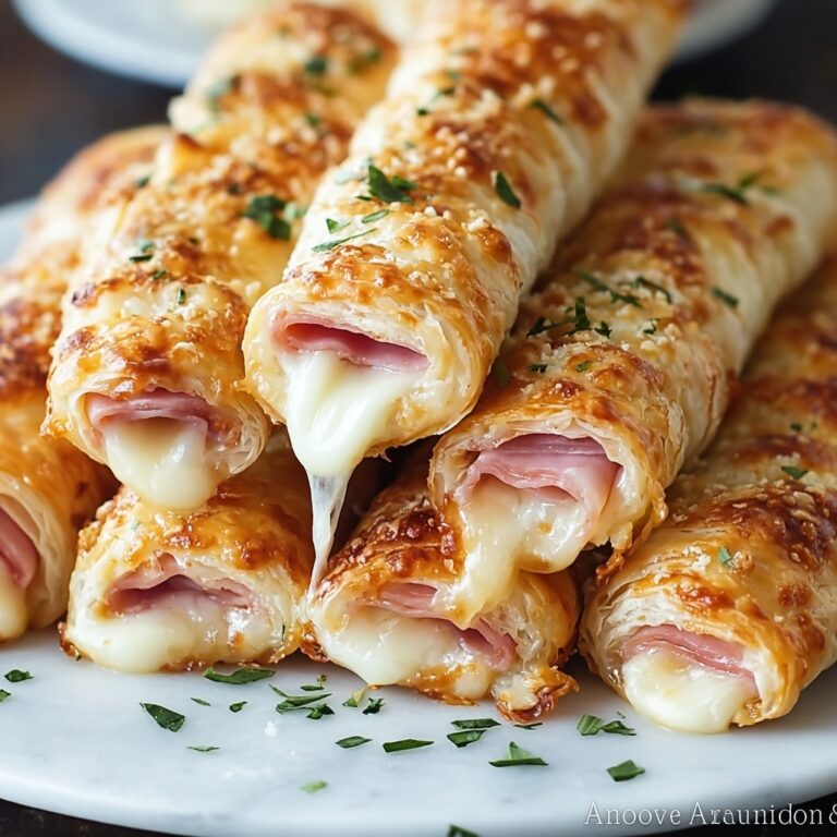 Ham and Cheese Puff Pastry Sticks Recipe