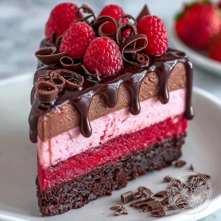 Heavenly Raspberry Chocolate Mousse Cake Recipe