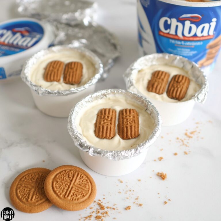 Viral Japanese Cheesecake with Biscoff Cookies Layered in Greek Yogurt Recipe