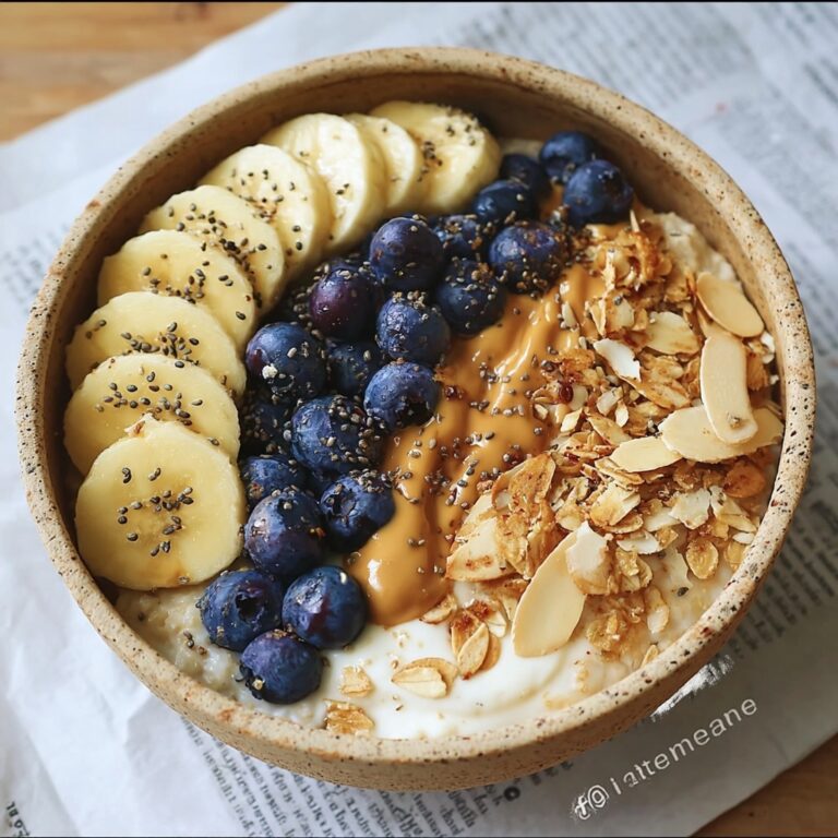 Caramelized Banana Split Oats Recipe