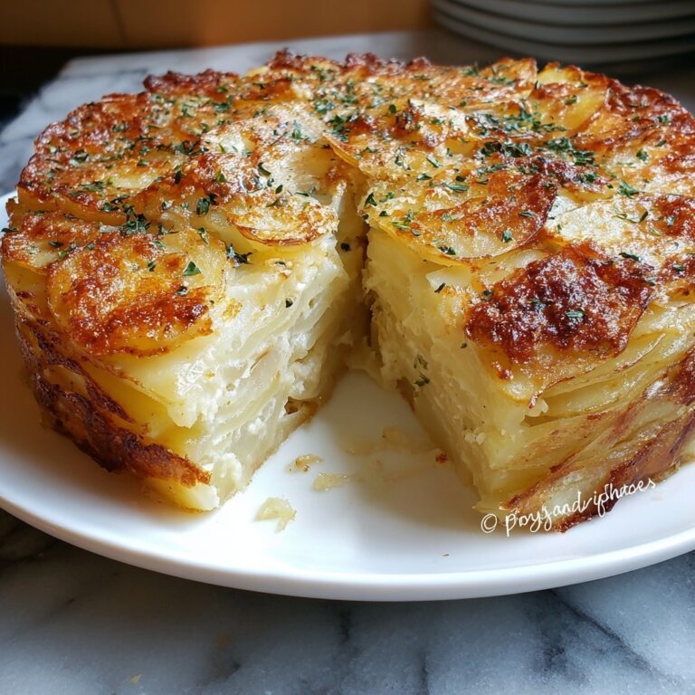 Creamy Cheese and Potato Pie Recipe