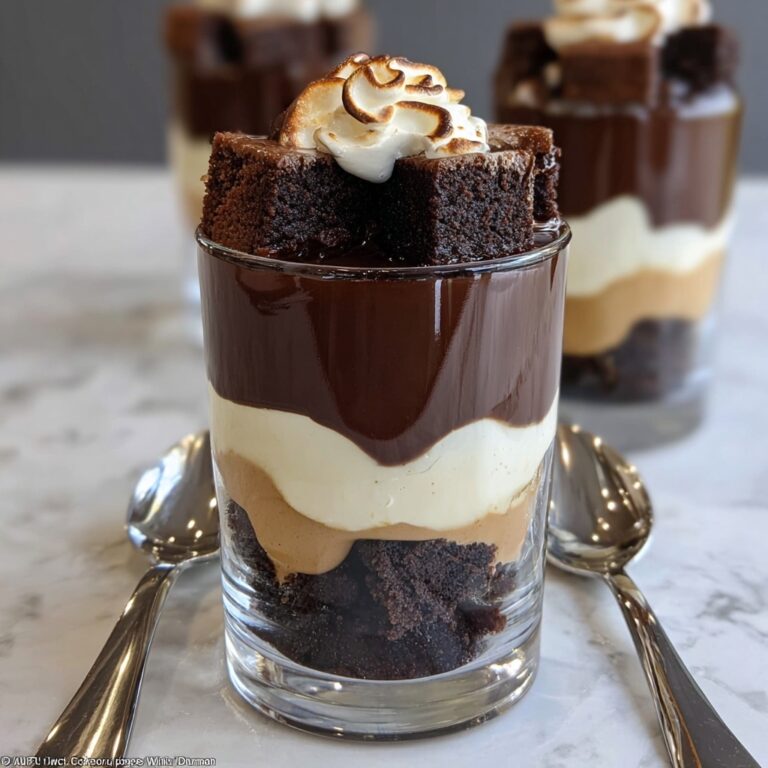 Shocking Peanut Butter Brownie Parfaits with Layers of Cream Cheese, Chocolate Ganache, and Peanut Butter Cups Recipe