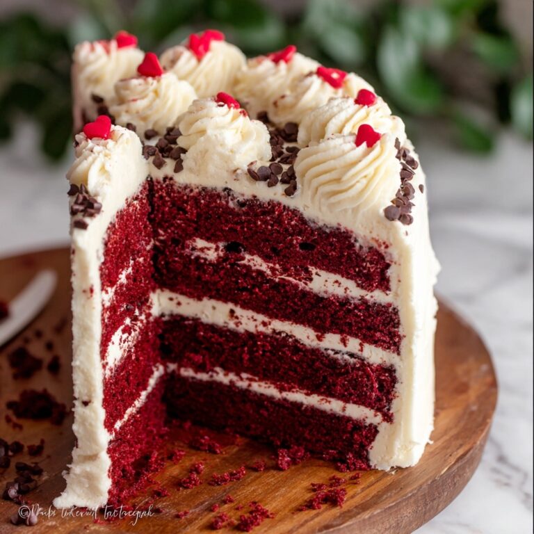 Red Velvet Chocolate Chip Cake Recipe