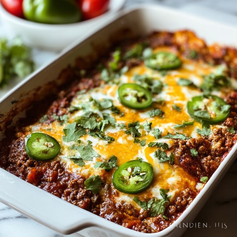 Ultimate Baked Beef Chiles Rellenos Casserole for Cozy Nights Recipe