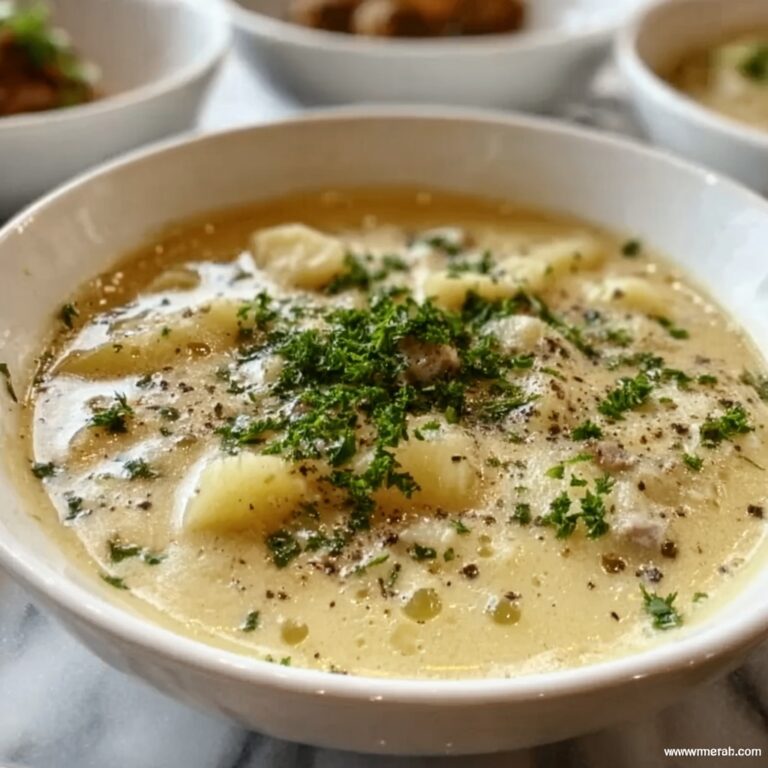 Roasted Garlic Potato Soup Recipe