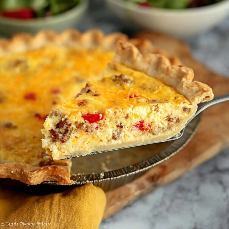 Bacon and Pimento Cheese Quiche Recipe