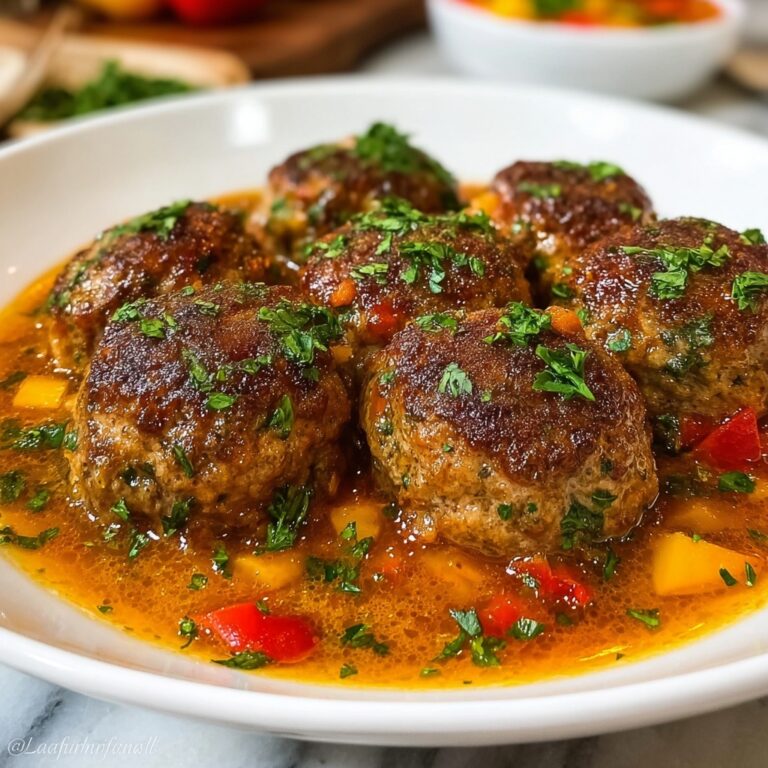 Savory Albondigas Soup: Creamy and Hearty Meatball Soup Recipe