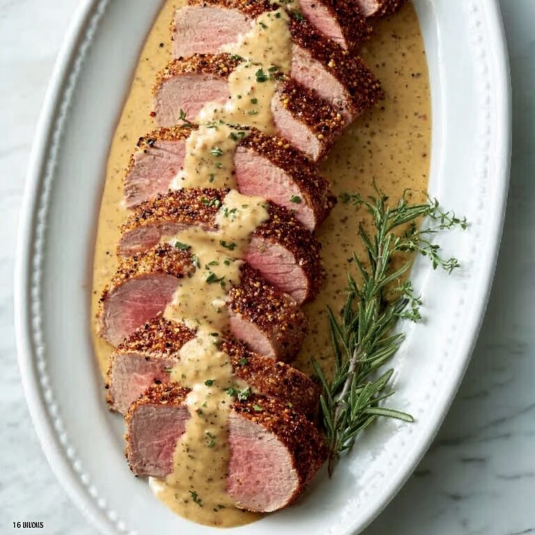 Pork Tenderloin with Dijon Cream Sauce Recipe
