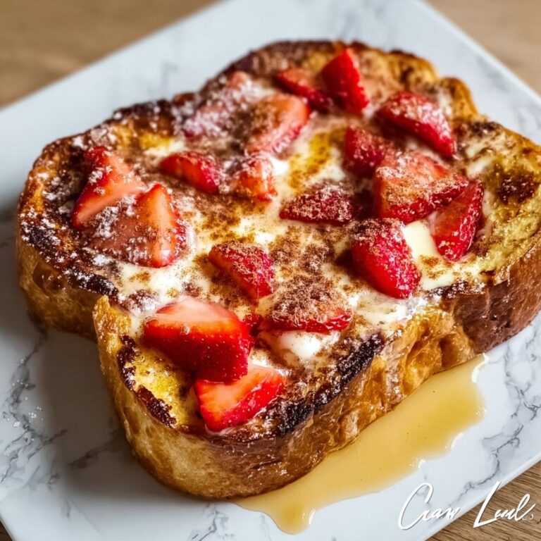 Baked Strawberries and Cream French Toast Recipe